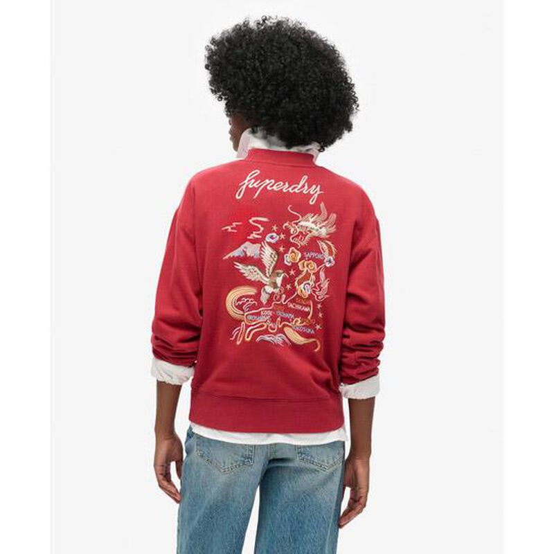 Superdry Suika Embroidered Loose Sweat image number 1